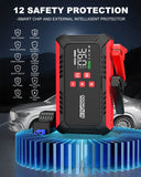 Jump Starter with Air Compressor 150PSI, 7000/8000A Portable