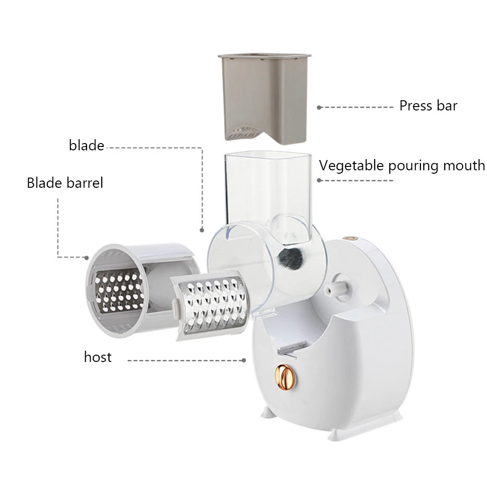3-in-1 Electric Fruit Slicer Household Gadgets Multifunctional Fruit Cutter