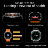 LAXASFIT Watch 7 Ultra Smartwatch Bluetooth Talk HD AMOLED Screen Fitness Tracker Health Monitoring Smartwatch for Android IOS