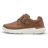 FitVille Men's Leather Shoes Wide Shoes for Swollen Feet Men's Diabetic Walking Shoes for Outdoor Business Walking Shoe