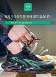 New 2023 Fashion Lightweight Security Protective Safety Wrok Shoes For Men Anti-smashing Sneakers Breathable Male Footwear