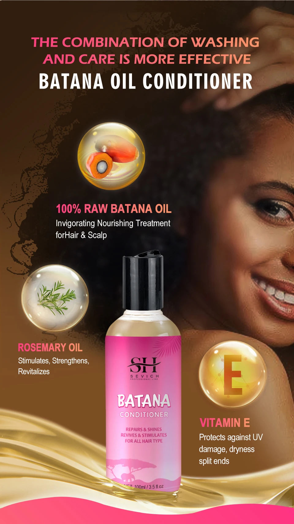 Hair Growth Set Batana Oil Fast Hair Growing Spray