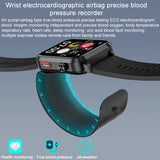 Medical grade smartwatch 2025 Air Pump Bluetooth call health watch True Accurately Blood Pressure Uric Acid Blood Lipids watch