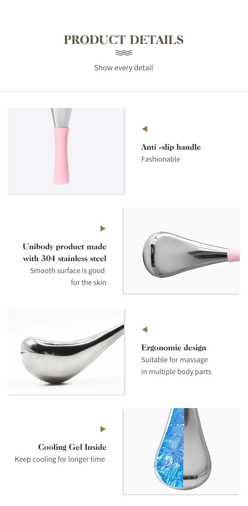 Mini 2Pcs Facial Cryo Sticks Skin Care Ice Globes
