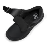 FitVille Men's Leather Shoes Wide Shoes for Swollen Feet Men's Diabetic Walking Shoes for Outdoor Business Walking Shoe