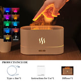 REUP Flame Aroma Diffuser Air Humidifier Ultrasonic Cool Mist Maker Fogger LED Essential Oil Jellyfish Difusor Fragrance Home