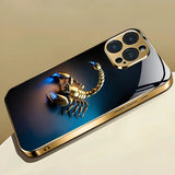 Paint Glass Phone Case For iPhone 17 16 15 14 13 12 11 Pro Max Plus 17 Air 16E Cover