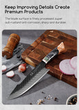 SHANGDAO 67 Layers Damascus Chef Knife 8", Professional Kitchen