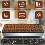 Electric Muffin Maker Timer Stainless Steel Non-Stick Pancakes