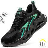 New 2023 Fashion Lightweight Security Protective Safety Wrok Shoes For Men Anti-smashing Sneakers Breathable Male Footwear