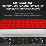 Electric Muffin Maker Timer Stainless Steel Non-Stick Pancakes