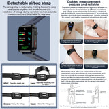 Medical grade smartwatch 2025 Air Pump Bluetooth call health watch True Accurately Blood Pressure Uric Acid Blood Lipids watch