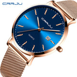 CRRJU Luxury Fashion Woman Bracelet Watch Women Casual Waterproof