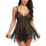 Hot Women Sexy Erotic Sling Lingerie Nightwear Robe Babydoll